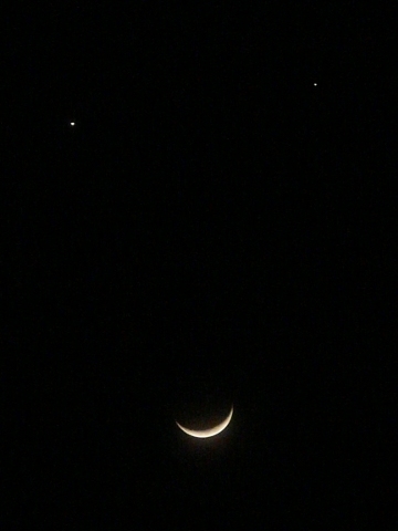 Moon Venus Jupiter